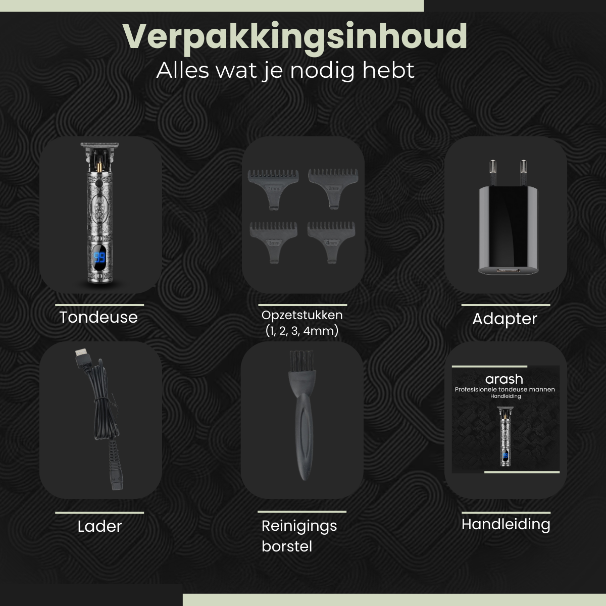 arash® Tondeuse Mannen