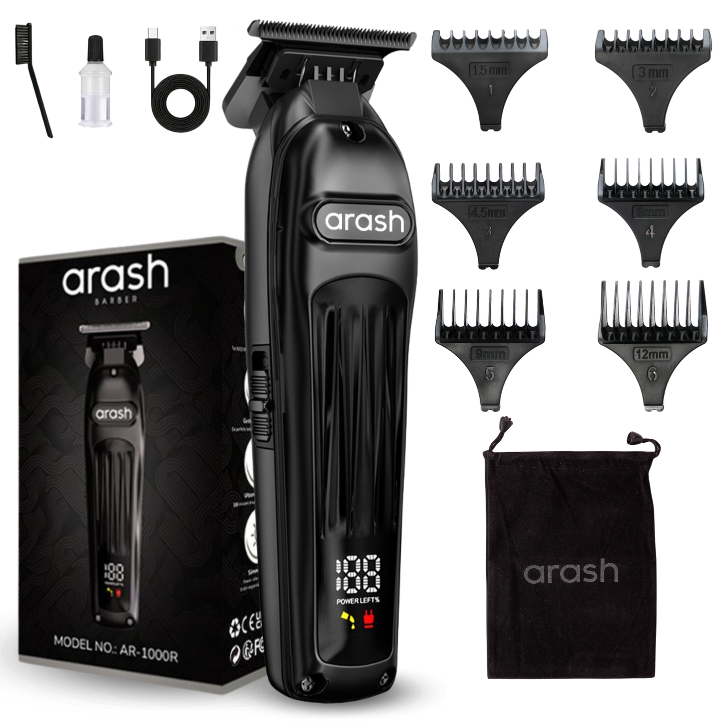 arash® Baardtrimmer Mannen Pro