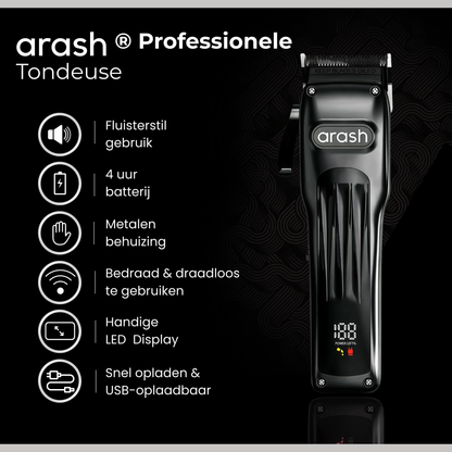 arash® Professionele Tondeuse Pro Set