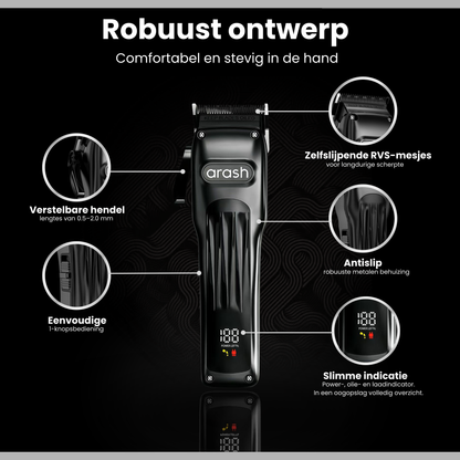 arash® Professionele Tondeuse Pro Set