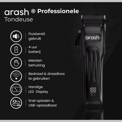 arash® Professionele Draadloze Tondeuse