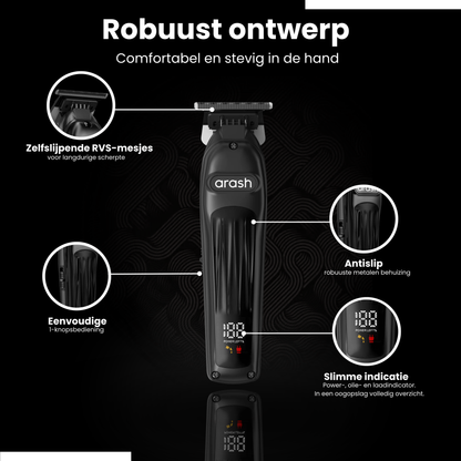 arash® Baardtrimmer Mannen Pro