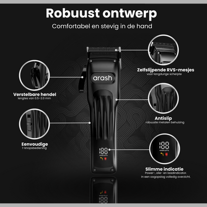 arash® Professionele Draadloze Tondeuse