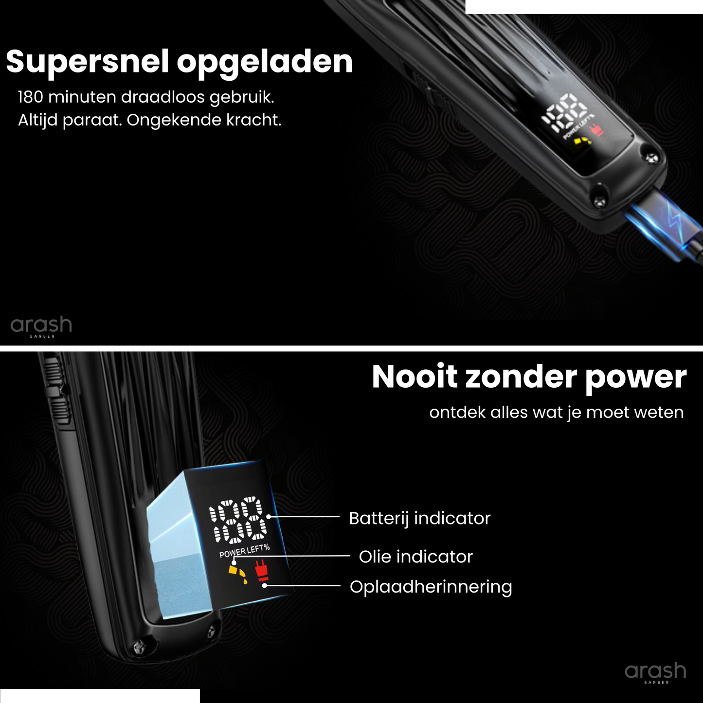 arash® Baardtrimmer Mannen Pro