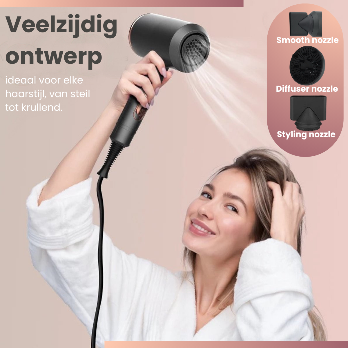 Arash föhn met diffuser