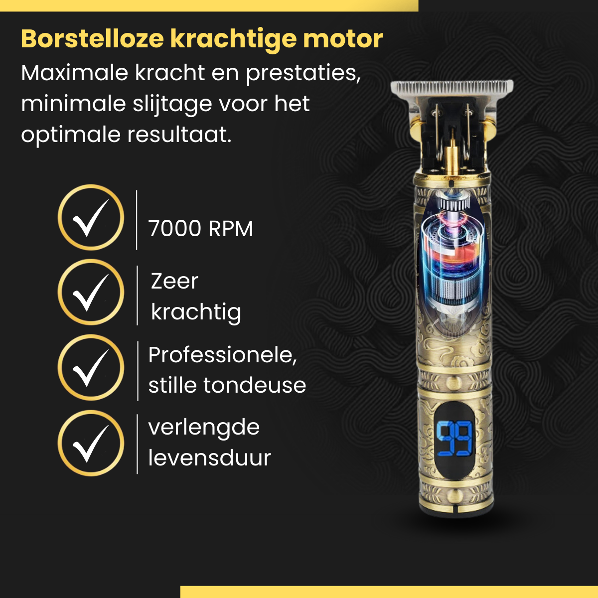 arash® Professionele Tondeuse Mannen