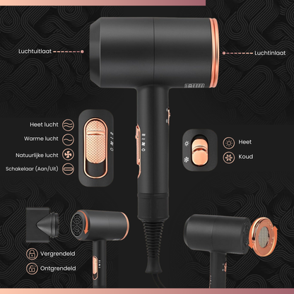 Arash föhn met diffuser