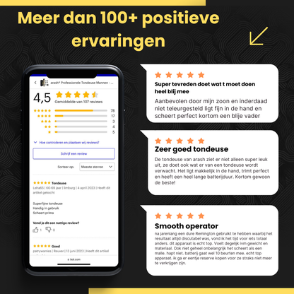 arash® Professionele Tondeuse Mannen