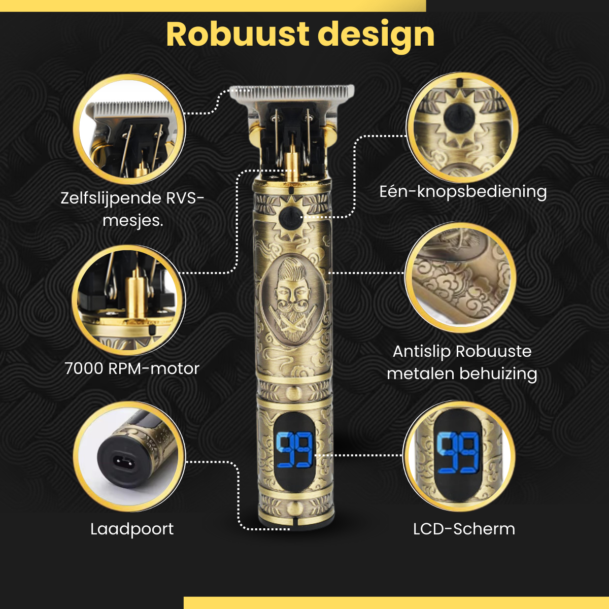 arash® Professionele Tondeuse Mannen