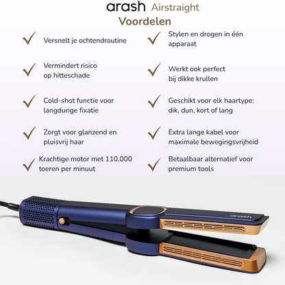 arash® airstraight Stijltang